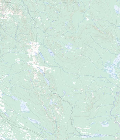 Natural Resources Canada Yakeleya Lake, NT (096F04 Toporama) digital map