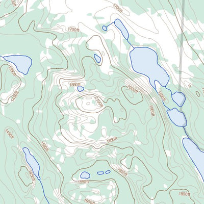 Natural Resources Canada Yakeleya Lake, NT (096F04 Toporama) digital map