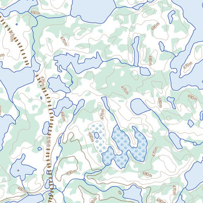 Natural Resources Canada Yamba Lake, NT (076D14 Toporama) digital map