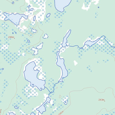 Natural Resources Canada Yanik Lake, NT (086E07 Toporama) digital map