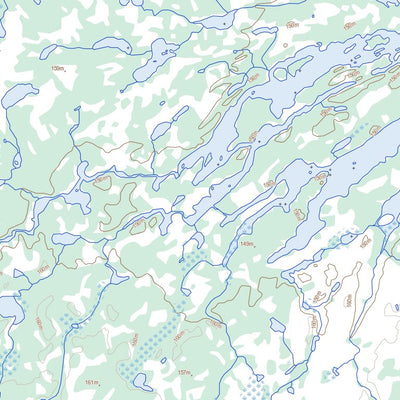 Natural Resources Canada Yelling Lake (053J13 Toporama) digital map