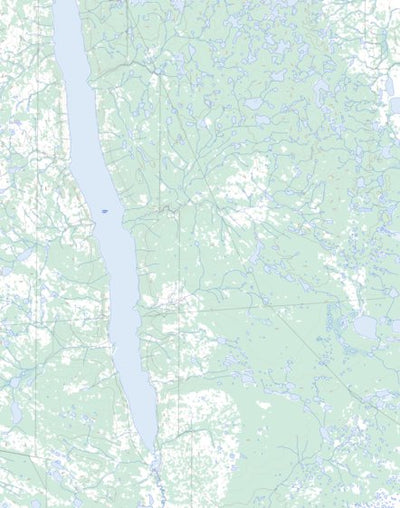 Natural Resources Canada Yeltea Lake, NT (106I14 Toporama) digital map