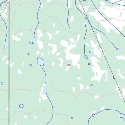 Natural Resources Canada Yeltea Lake, NT (106I14 Toporama) digital map