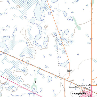 Natural Resources Canada Youngstown, AB (072M11 Toporama) digital map