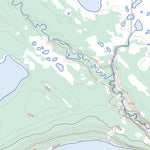 Natural Resources Canada Yukon Lake, NT (096F01 Toporama) digital map