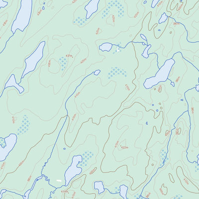 Natural Resources Canada Zangeza Bay, MB (064L01 Toporama) digital map