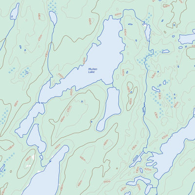 Natural Resources Canada Zangeza Bay, MB (064L01 Toporama) digital map