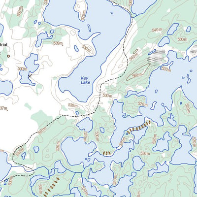 Natural Resources Canada Zimmer Lake, SK (074H04 Toporama) digital map