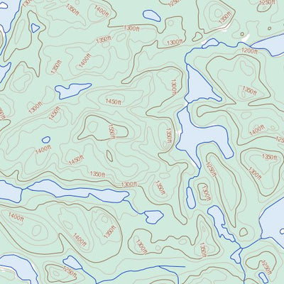 Natural Resources Canada Zin Bay, NT (074N14 Toporama) digital map