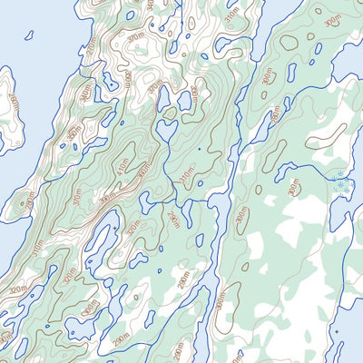 Natural Resources Canada Zinto Lake, NT (086C01 Toporama) digital map