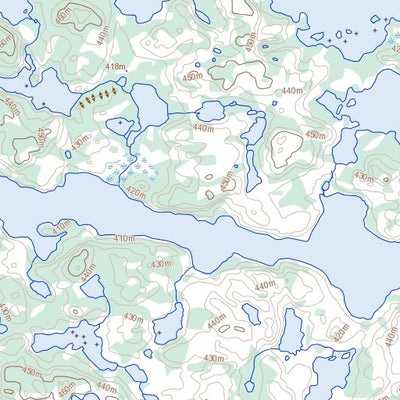 Natural Resources Canada Zipper Lake, NT (085P10 Toporama) digital map
