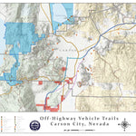 Nevada Department of Conservation and Natural Resources Carson City OHV Map digital map