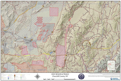 Nevada Department of Conservation and Natural Resources Churchill County OHV Trails digital map
