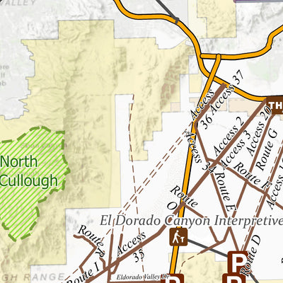 Nevada Department of Conservation and Natural Resources Clark County OHV Trails digital map