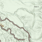 Nevada Department of Conservation and Natural Resources Desert Creek OHV Trails digital map
