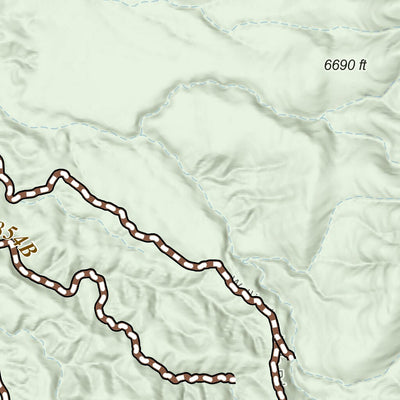 Nevada Department of Conservation and Natural Resources Desert Creek OHV Trails digital map