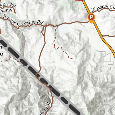 Nevada Department of Conservation and Natural Resources Douglas County OHV Trails digital map