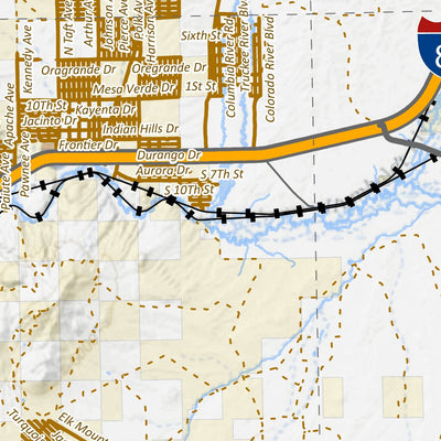 Nevada Department of Conservation and Natural Resources Elko County OHV Trails digital map