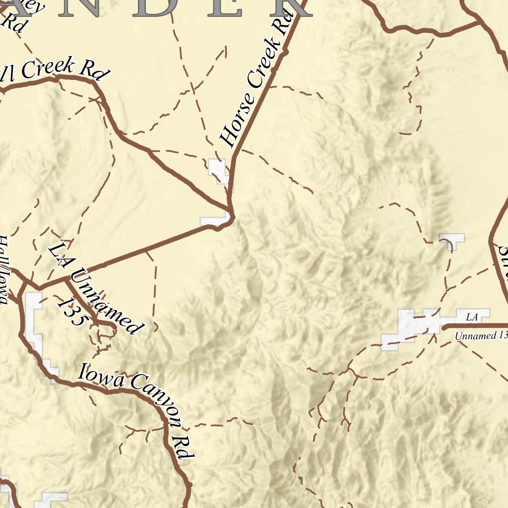 Lander County OHV Trails Map by Nevada Department of Conservation and ...