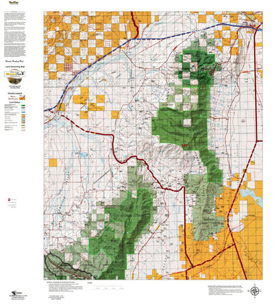 Nevada HuntData LLC Nevada Unit 101 Land Ownership Map digital map