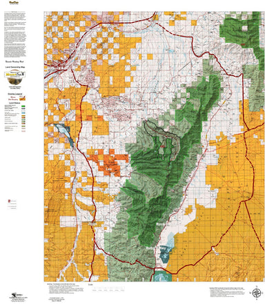 Nevada HuntData LLC Nevada Unit 102 Land Ownership Map digital map