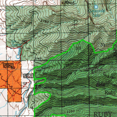 Nevada HuntData LLC Nevada Unit 102 Land Ownership Map digital map