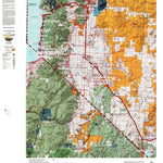 Nevada HuntData LLC Nevada Unit 192 Land Ownership Map digital map