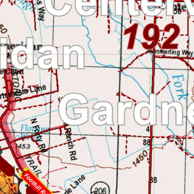 Nevada HuntData LLC Nevada Unit 192 Land Ownership Map digital map