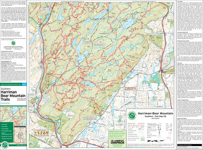 New York-New Jersey Trail Conference *OLD EDITION* NY-NJ Trails - 118 - Harriman-Bear Mountain (South) - 2015 bundle exclusive
