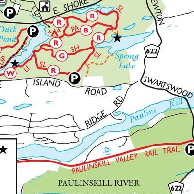 New York-New Jersey Trail Conference Swartswood State Park - NJ State Parks digital map