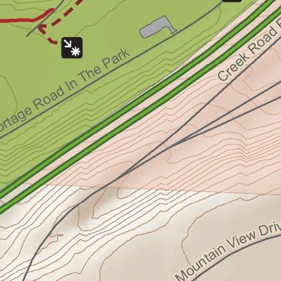 New York State Parks Artpark State Park Trail Map digital map