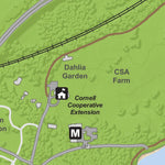 New York State Parks Bayard Cutting Arboretum Trail Map digital map