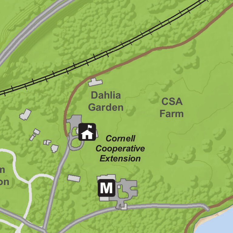 Bayard Cutting Arboretum Trail Map by New York State Parks Avenza Maps