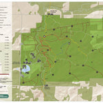 New York State Parks Darien Lakes State Park Trail Map digital map