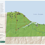 New York State Parks Golden Hill State Park Trail Map digital map