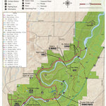 New York State Parks Letchworth State Park Trail Map South digital map