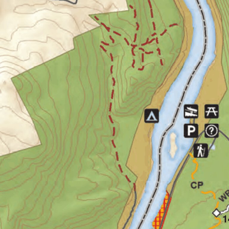 Moreau Lake State Park Trail Map by New York State Parks | Avenza Maps