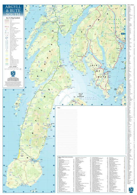Kames Map Argyll & Bute Tourist Map by Nicolson Digital Ltd | Avenza Maps