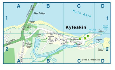 Nicolson Digital Ltd Isle of Skye Kyleakin Inset digital map