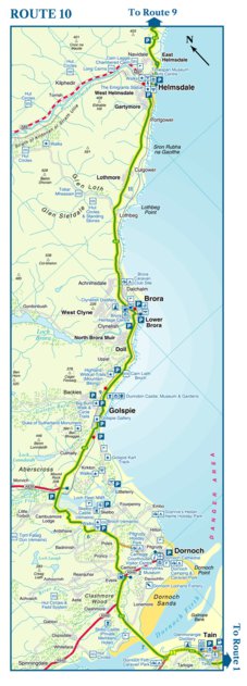 Nicolson Digital Ltd North Coast Jouney Route 10 digital map