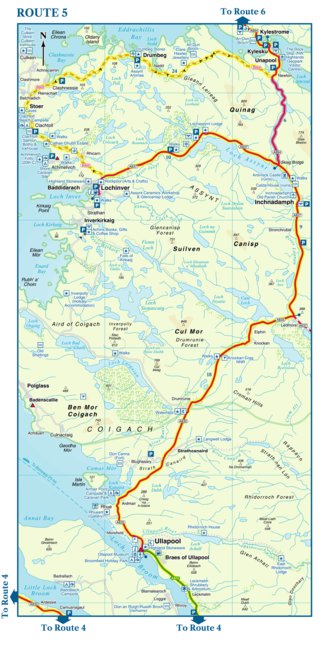 Nicolson Digital Ltd North Coast Jouney Route 5 digital map