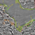 None 8452 Detailed Map #4 - Minnewaukan Flats Area of Devils Lake North Dakota digital map