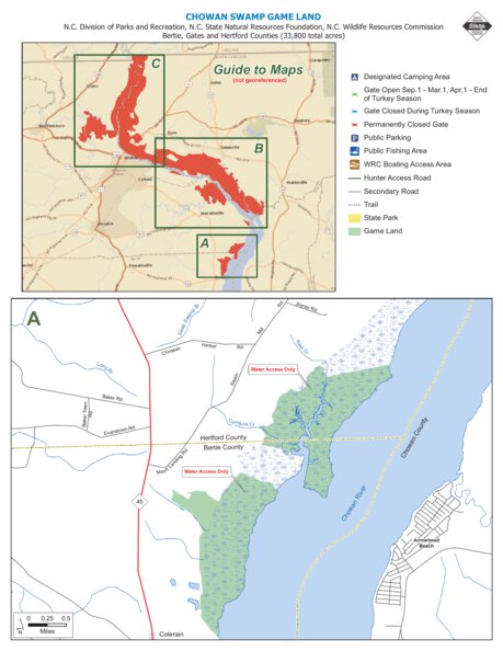 North Carolina Wildlife Resources Commission Chowan Swamp Game Land A overview bundle exclusive