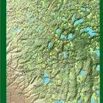 North Dakota Forest Service Turtle Mountain State Recreational Forest Trails digital map