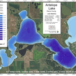North Dakota Game and Fish Department Antelope Lake - Pierce County digital map