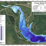 North Dakota Game and Fish Department Crown Butte Dam - Morton County digital map