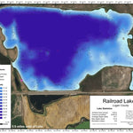 North Dakota Game and Fish Department Railroad Lake - Logan County digital map