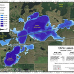 North Dakota Game and Fish Department Stink Lakes - Stutsman County digital map