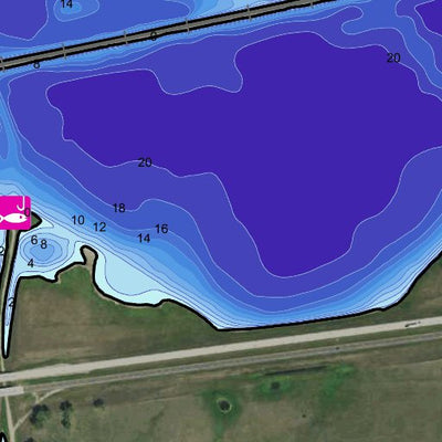 North Dakota Game and Fish Department Stink Lakes - Stutsman County digital map