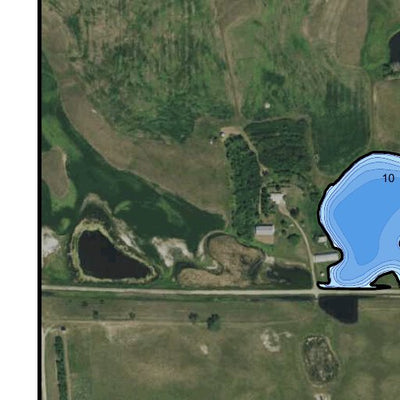 North Dakota Game and Fish Department Stink Lakes - Stutsman County digital map
